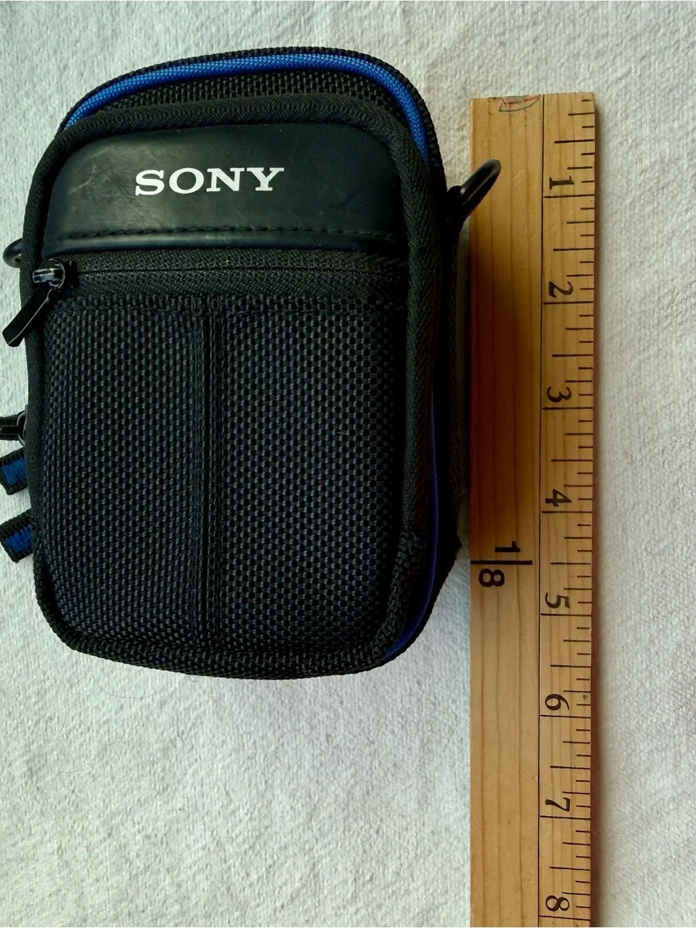Sony Black and Blue Compact Travel Camera Pouch